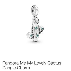 NWT Pandora Cactus Charm